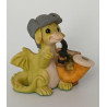 Elementary My Dear  - Pocket Dragon -  Hand Made - Real Musgrave Whimsical World Of Pocket Dragons - 1994