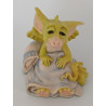 Sleepy Head Pocket Dragon -  Hand Made - Real Musgrave Whimsical World Of Pocket Dragons - 1990 - One of Original 27