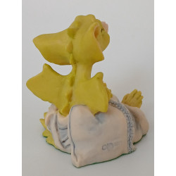 Sleepy Head Pocket Dragon -  Hand Made - Real Musgrave Whimsical World Of Pocket Dragons - 1990 - One of Original 27