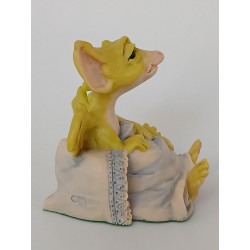 Sleepy Head Pocket Dragon -  Hand Made - Real Musgrave Whimsical World Of Pocket Dragons - 1990 - One of Original 27