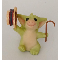 The Old Song and Dance Pocket Dragon - Boxed -  Hand Made - Real Musgrave Whimsical World Of Pocket Dragons - 2005