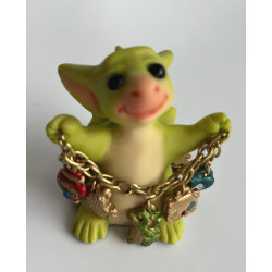 The Many Charms Of A Pocket Dragon - Boxed with original packaging - Whimsical World Of Pocket Dragons 2005