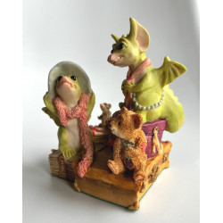 Dragons In The Attic Pocket Dragon   Hand Made - Real Musgrave - 1991 - Whimsical World Of Pocket Dragons