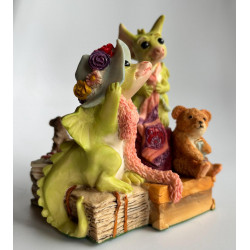 Dragons In The Attic Pocket Dragon   Hand Made - Real Musgrave - 1991 - Whimsical World Of Pocket Dragons
