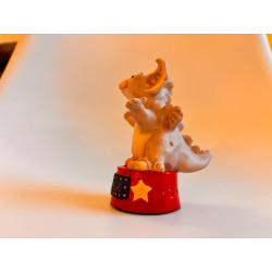 Giggles The Performing Gargoyle - Boxed - Pocket Dragon - Hand Made in 1998 - Real Musgrave - Whimsical World Of Pocket Dragons