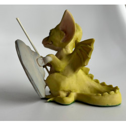 The Gallant Defender Pocket Dragon - Boxed - One of Original 27 - Hand Made and SIGNED by Real Musgrave (11/93) in 1989 - Whimsical World