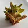 Reading The Good Parts Pocket Dragon - Boxed - Hand Made by Real Musgrave in 1992 - Whimsical World Of Pocket Dragons