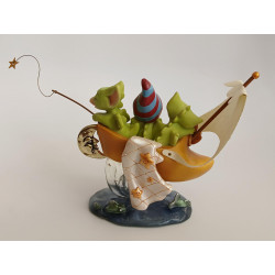 Wynken, Blynken and Nod Pocket Dragon - Boxed-  Whimsical World - Real Musgrave - Hand Made - Worldwide Limited Edition of 5000 - 2002