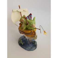 Wynken, Blynken and Nod Pocket Dragon - Boxed-  Whimsical World - Real Musgrave - Hand Made - Worldwide Limited Edition of 5000 - 2002