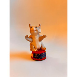 Giggles The Performing Gargoyle - Boxed - Pocket Dragon - Hand Made in 1998 - Real Musgrave - Whimsical World Of Pocket Dragons