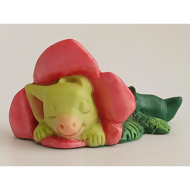 Late Bloomer Boxed Pocket Dragon - Hand Made - Real Musgrave Whimsical World Of Pocket Dragons - 2004