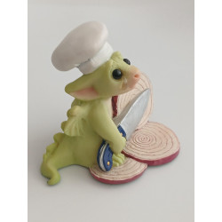 Kitchen Crybaby Pocket Dragon- Boxed - Hand Made - Real Musgrave Whimsical World Of Pocket Dragons - 2004
