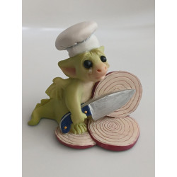 Kitchen Crybaby Pocket Dragon- Boxed - Hand Made - Real Musgrave Whimsical World Of Pocket Dragons - 2004
