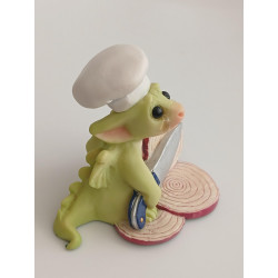 Kitchen Crybaby Pocket Dragon- Boxed - Hand Made - Real Musgrave Whimsical World Of Pocket Dragons - 2004