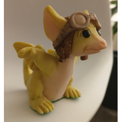 Zoom Zoom Pocket Dragon - Boxed - Hand Made - Real Musgrave Whimsical World Of Pocket Dragons - 1992