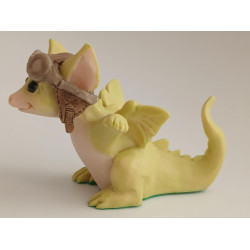 Zoom Zoom Pocket Dragon - Boxed - Hand Made - Real Musgrave Whimsical World Of Pocket Dragons - 1992