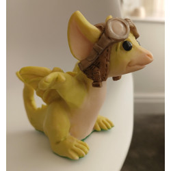Zoom Zoom Pocket Dragon - Boxed - Hand Made - Real Musgrave Whimsical World Of Pocket Dragons - 1992