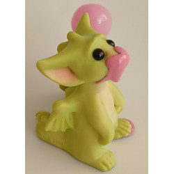 Bubblegum Blues Pocket Dragon - Boxed - Hand Made - Real Musgrave Whimsical World Of Pocket Dragons - 2004