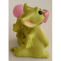 Bubblegum Blues Pocket Dragon - Boxed - Hand Made - Real Musgrave Whimsical World Of Pocket Dragons - 2004