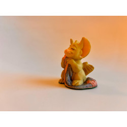 A Little Security Pocket Dragon - Whimsical World Of Pocket Dragons by Real Musgrave - Hand Made in 1994