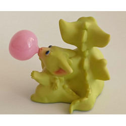 Bubblegum Blues Pocket Dragon - Boxed - Hand Made - Real Musgrave Whimsical World Of Pocket Dragons - 2004