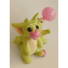 Bubblegum Blues Pocket Dragon - Boxed - Hand Made - Real Musgrave Whimsical World Of Pocket Dragons - 2004