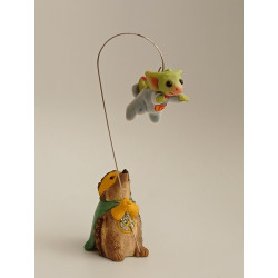 Superheroes Pocket Dragon - Boxed - Hand Made - Real Musgrave Whimsical World Of Pocket Dragons - 2004