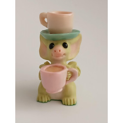 Tea For Two Pocket Dragon - Boxed - Hand Made - Real Musgrave Whimsical World Of Pocket Dragons - 2000