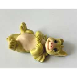 Rub My Tummy Pocket Dragon - Whimsical World Of Pocket Dragons by Real Musgrave - Hand Made in 1996