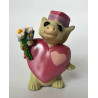 Hearts And Flowers Pocket Dragon - Whimsical World Of Pocket Dragons by Real Musgrave Hand Made- 1994
