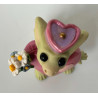 Hearts And Flowers Pocket Dragon - Whimsical World Of Pocket Dragons by Real Musgrave Hand Made- 1994