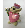 Hearts And Flowers Pocket Dragon - Whimsical World Of Pocket Dragons by Real Musgrave Hand Made- 1994