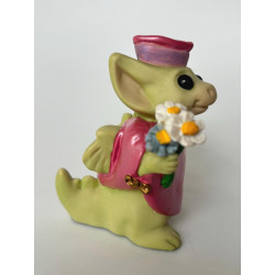 Hearts And Flowers Pocket Dragon - Whimsical World Of Pocket Dragons by Real Musgrave Hand Made- 1994