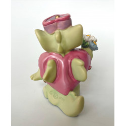 Hearts And Flowers Pocket Dragon - Whimsical World Of Pocket Dragons by Real Musgrave Hand Made- 1994