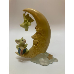 Wizard Moon Pocket Dragon Set- Whimsical World Of Pocket Dragons Hand Made- 2001