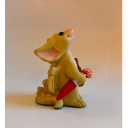 The Artist Pocket Dragon - Annual Piece 2000 - Whimsical World Of Pocket Dragons by Real Musgrave - Hand Made