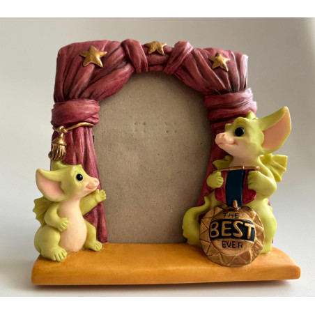 Best Ever Pocket Dragon Photo Frame - Hand Made in 1999 - Real Musgrave Whimsical World Of Pocket Dragons