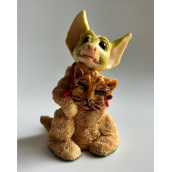 I'm A Kitty Pocket Dragon - Hand Made in 1990 - Real Musgrave - Whimsical World Of Pocket Dragons - Rare
