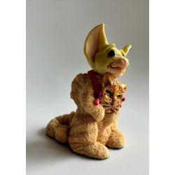 I'm A Kitty Pocket Dragon - Hand Made in 1990 - Real Musgrave - Whimsical World Of Pocket Dragons - Rare