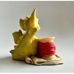 Thimble Foot Pocket Dragon - Hand Made in 1991 - Real Musgrave Whimsical World Of Pocket Dragons