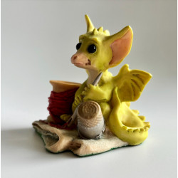 Thimble Foot Pocket Dragon - Hand Made in 1991 - Real Musgrave Whimsical World Of Pocket Dragons