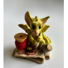 Thimble Foot Pocket Dragon - Hand Made in 1991 - Real Musgrave Whimsical World Of Pocket Dragons