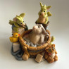 Bathing The Gargoyle Pocket Dragon - Worldwide Limited Edition of 3500 - Hand Made in 1997 - Real Musgrave