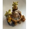 Bathing The Gargoyle Pocket Dragon - Worldwide Limited Edition of 3500 - Hand Made in 1997 - Real Musgrave