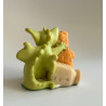 Spilt Milk Pocket Dragon - Hand Made in 1997 - Real Musgrave - Whimsical World Of Pocket Dragons