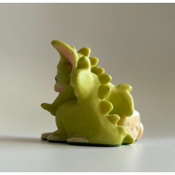 Spilt Milk Pocket Dragon - Hand Made in 1997 - Real Musgrave - Whimsical World Of Pocket Dragons