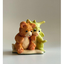 Spilt Milk Pocket Dragon - Hand Made in 1997 - Real Musgrave - Whimsical World Of Pocket Dragons