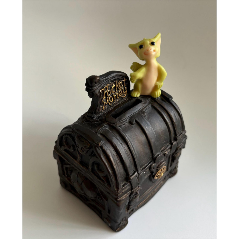 Pocket Money Pocket Dragon - Money Box - Hand Made in 1999 - Real Musgrave