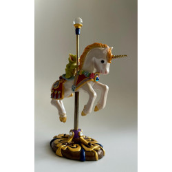 Riding The Unicorn Pocket Dragon - Hand Made in 2004 - Real Musgrave - Whimsical World Of Pocket Dragons