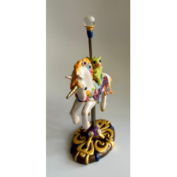 Riding The Unicorn Pocket Dragon - Hand Made in 2004 - Real Musgrave - Whimsical World Of Pocket Dragons